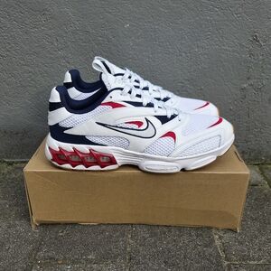 Nike Zoom Air Fire White Navy Red Size 10.5 NWT